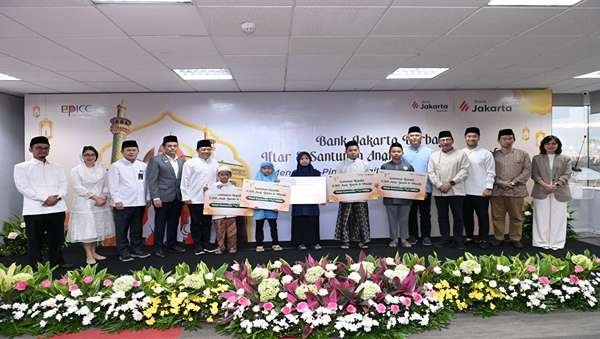 Bank Jakarta Salurkan Santunan 8.500 Yatim dan Duafa
