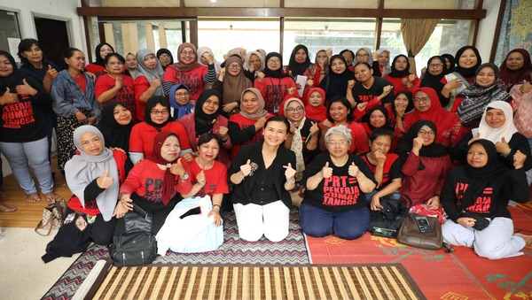 Wamen PPPA Veronica Tan Serap Aspirasi Komunitas PRT