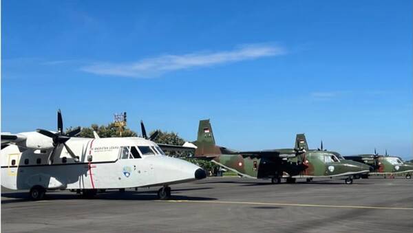 Demi Napas Bersih Kalimantan dan Sumatra, Lima Pesawat TNI AU Diterbangkan